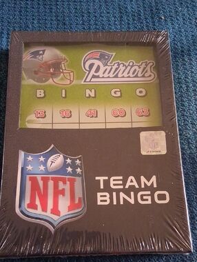 NFL New England Patriots Team Bingo - Green/Black/Red